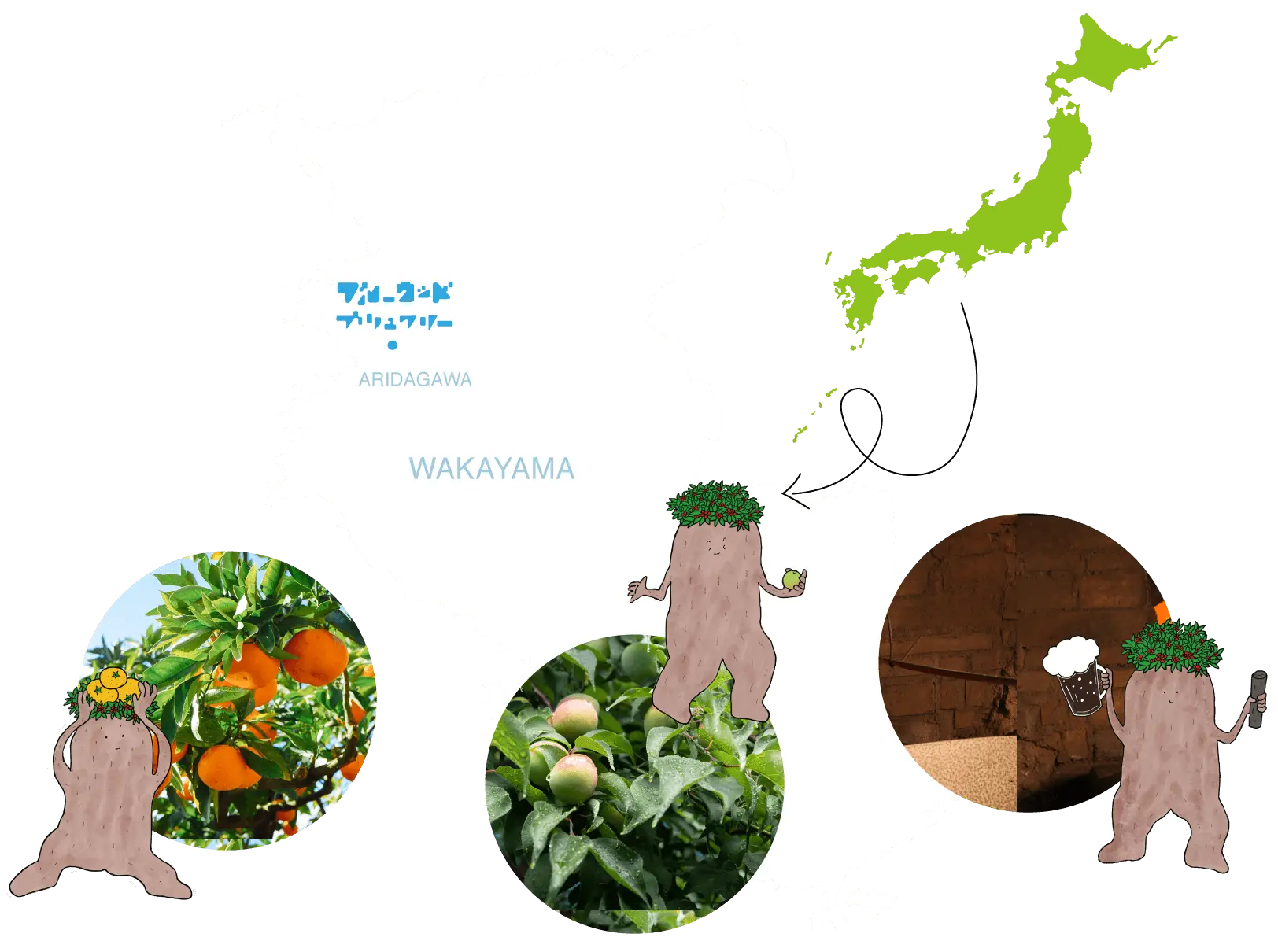 和歌山県の場所